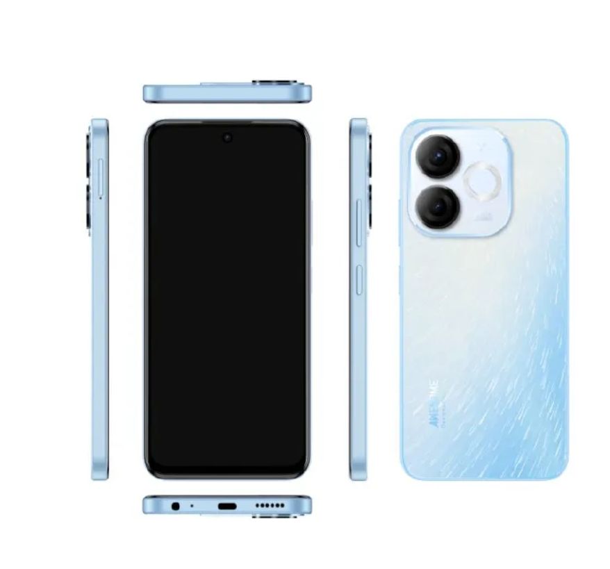 [Anniversarry Sale] Itel A80 128GB+3GB 6.7" 120Hz Screen 4G Network Dual SIM Phone 50MP Camera 5000mAh Battery Fingerprint and Face Unlock Android 14 Fashion Smart Phones