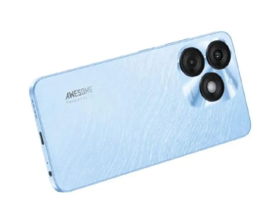 [Anniversarry Sale] Itel A50 64GB+(2+4)6GB RAM 6.6" Screen Phone Dual SIM 8MP+5MP Camera 5000mAh Baterry Fingerprint And Face Unlock Smart Phones