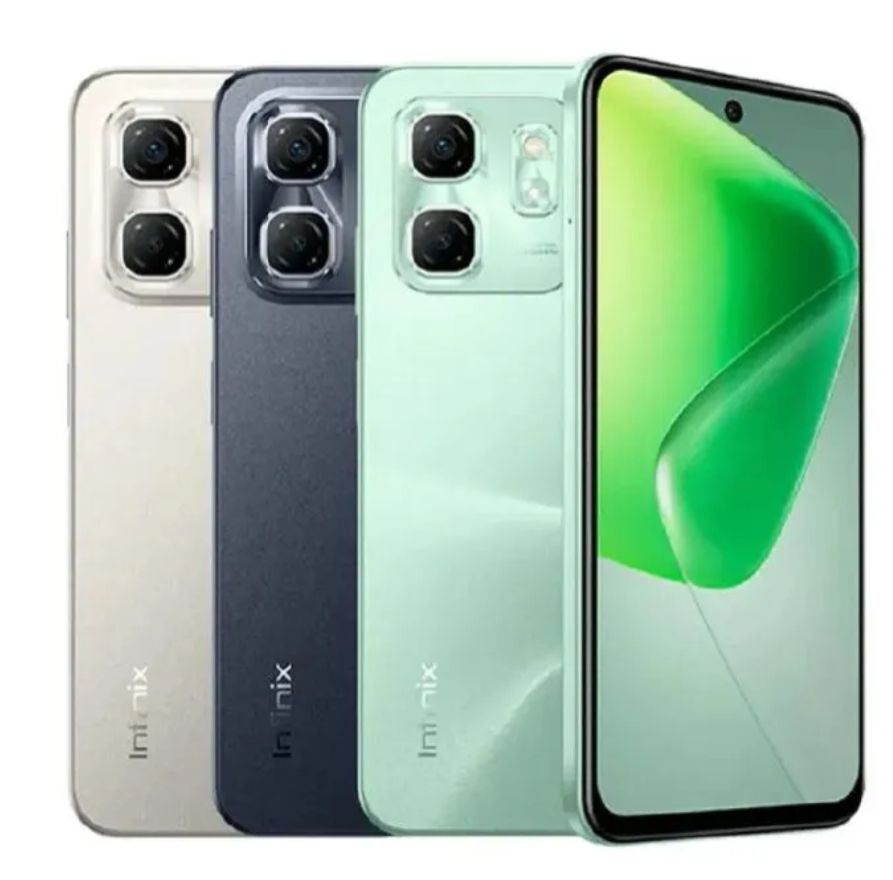 Infinix Hot 50i 128GB + 12(6+6)GB 6.7" Screen Phone Dual SIM 4G Network 5000mAh Battery with 18W Type-C Charging 48MP Camera Fingerprint Lock Android 14 G81 Smartphones