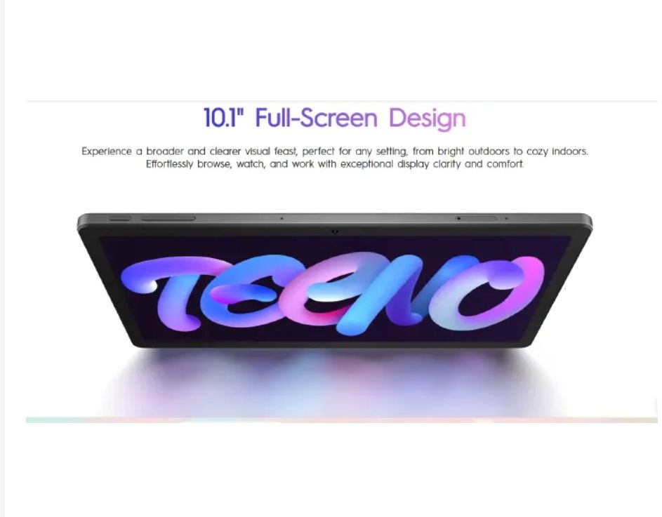 [Anniversary Sale] TECNO MEGAPAD 10 T1001 128GB + 4GB RAM 10.1 INCH, IPS LCD, 1920 x 1200 pixels, Processor MediaTek Helio G80, Dual speakers, Battery Capacity 7000mAh, FAST Charging 18W TABLETS
