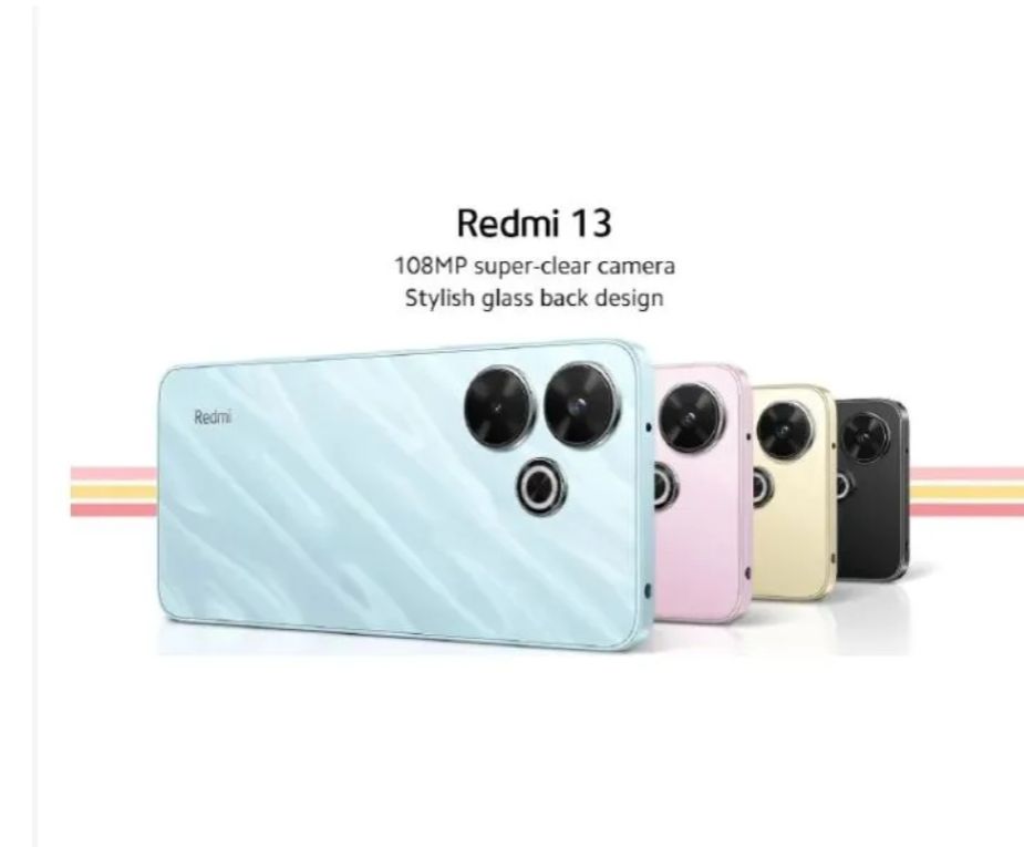 [Anniversary Sale] XIAOMI Redmi 13 6GB+128GB 6.79" 90Hz Display 108MP Camera MTK Helio G91 Ultra 5030mAh Battery 33W Charge IP53 Dust/Water Resistant Android Smart Phones FingerPrint Unlock