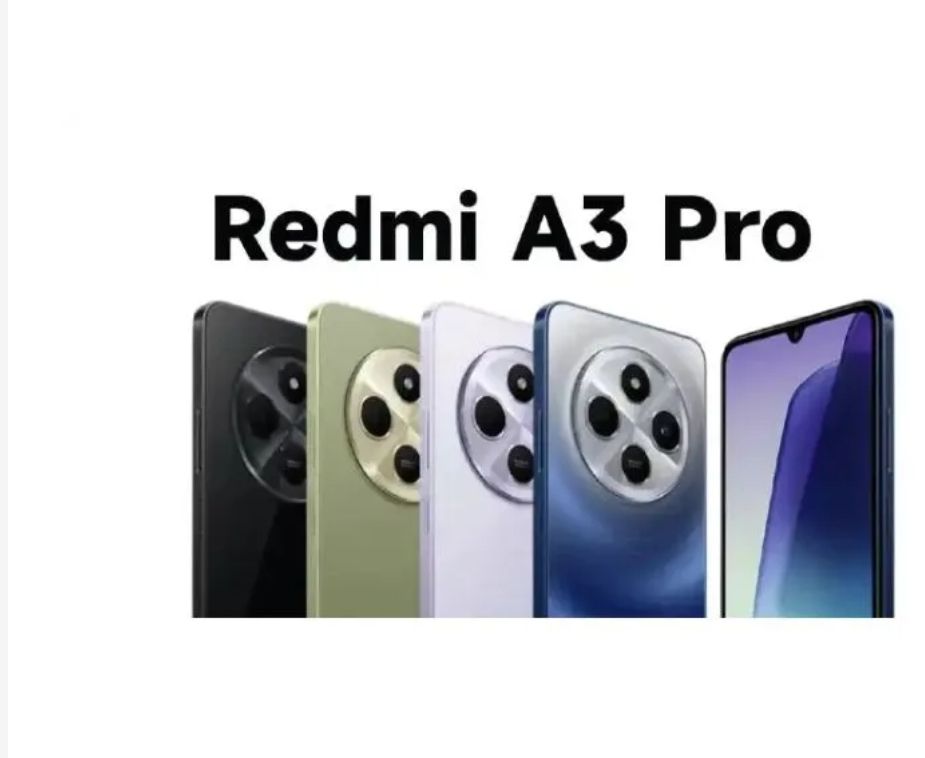 [New Arrival] Redmi A3 PRO 128GB + 4GB 6.71" Display 4G Network 8MP AI Camera 5160mAh Battery 10W Fast Charging Mediatek Helio G81 Ultra Fingerprint Sensor Android 14 Smart Phones