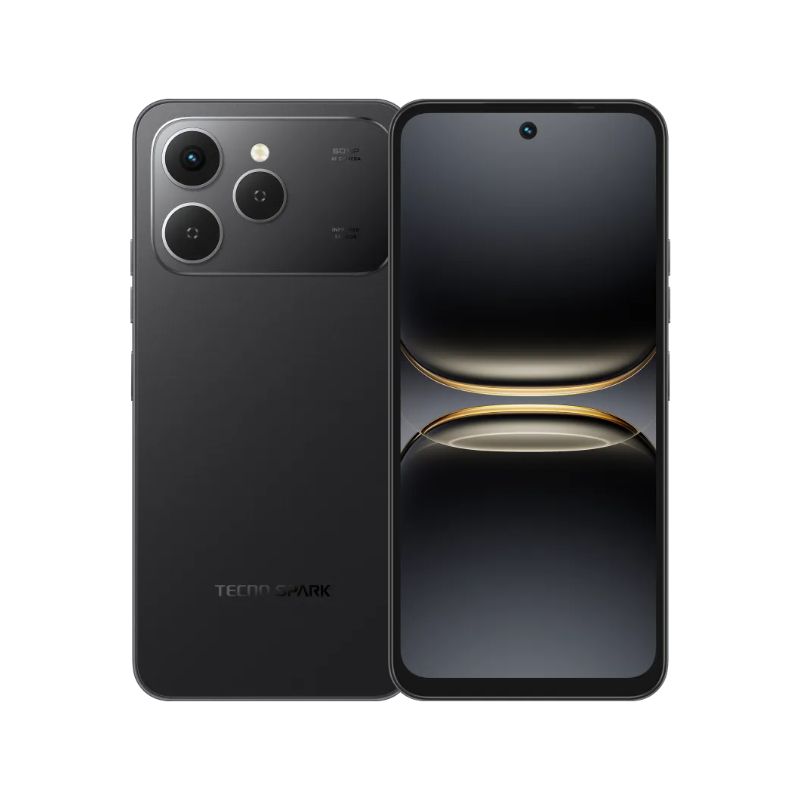 [Flash-Sale-Deal] TECNO Spark 40 128GB +8(4+4)GB 120Hz 6.67" Display 50MP+8MP Camera 5200mAh Battery 45W Fast Charging Dual SIM IP64 Dust/Water Resistant Android 15 AI Smartphones