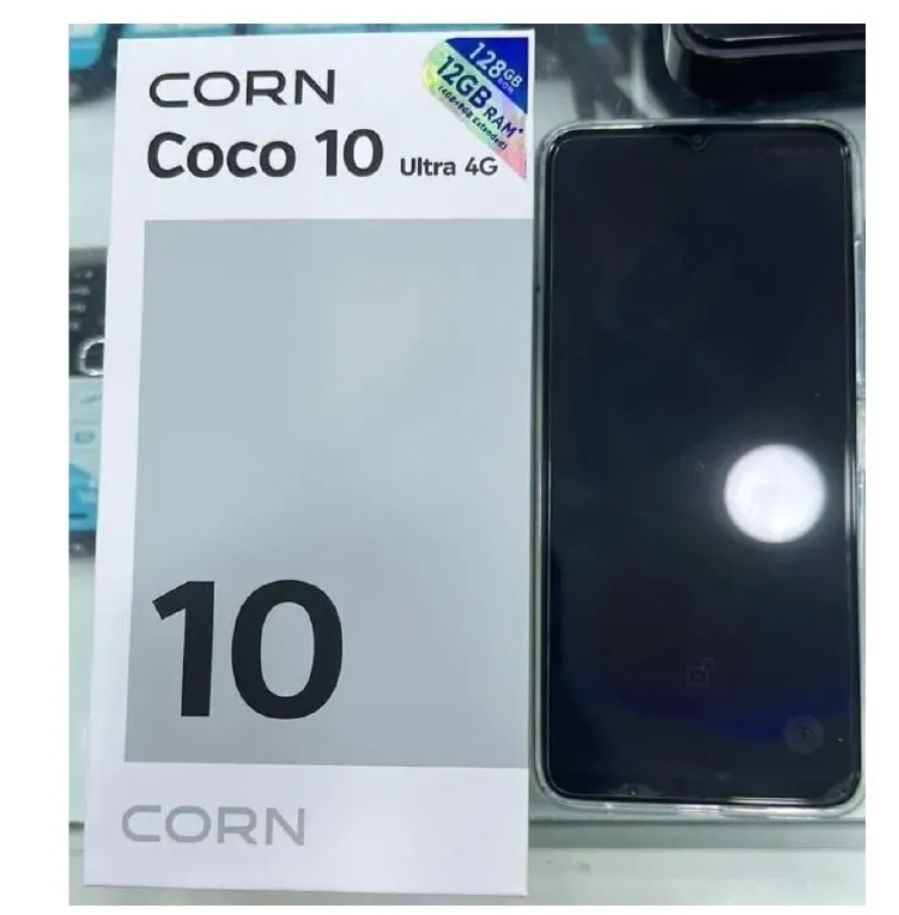 [New Arrival] Corn Coco 10 Ultra 4G 128GB+12GB(4+8)GB 5000mAh Battery 6.8 Inches HD+ Screen 13 MP Main camera 8MP Selfie 90Hz refresh rate Type-C Charger Android 14 Phone SmartPhone