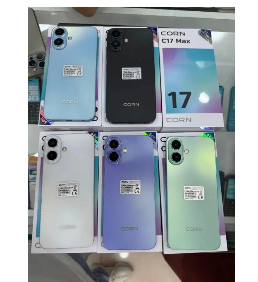 [NEW ARRIVAL] CORN C17 MAX 64GB + 5GB (3+2)GB 6.67'' HD Hole screen 5000mAh Battery 3G network 13MP ultra camera 8MP AL camera octa-core Android Dual speaker side-fingerprint smartphone
