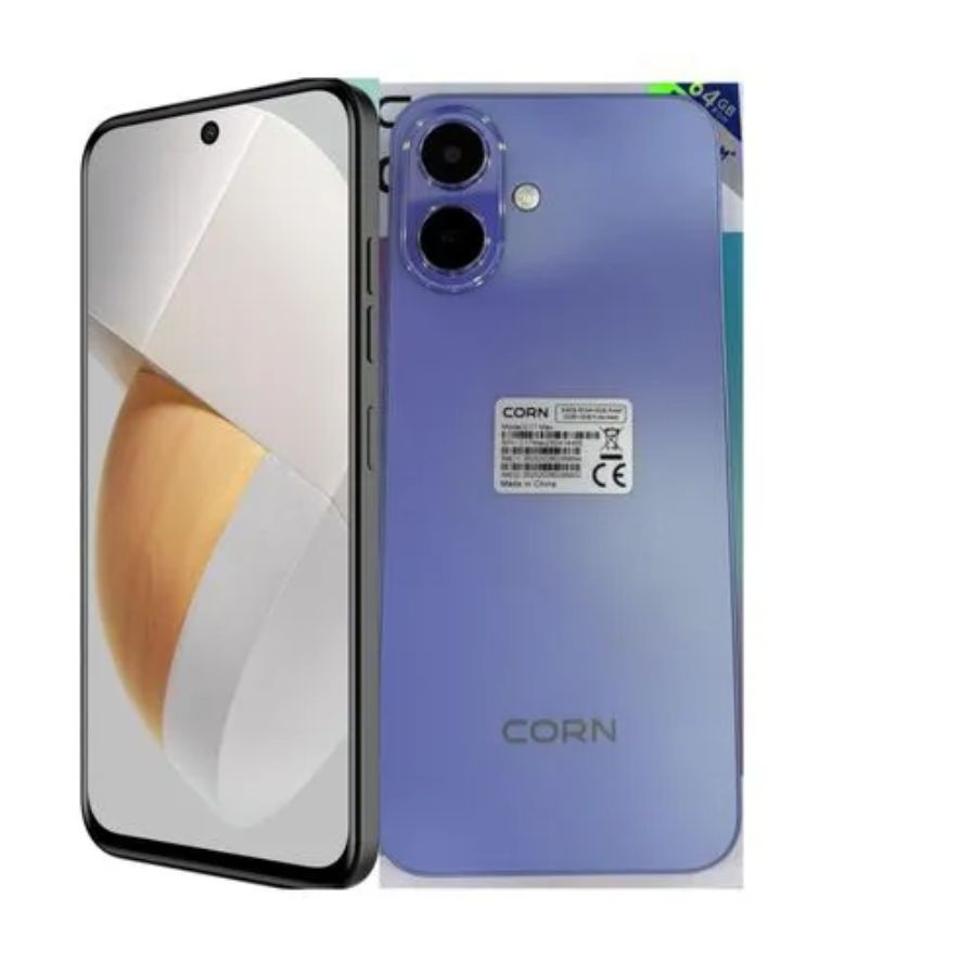 [NEW ARRIVAL] CORN C17 MAX 64GB + 5GB (3+2)GB 6.67'' HD Hole screen 5000mAh Battery 3G network 13MP ultra camera 8MP AL camera octa-core Android Dual speaker side-fingerprint smartphone