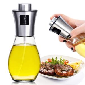 Refillable Stainless Steel Oil Spray Bottle Dispenser for Cooking – Olive Oil Mister, Vinegar Sprayer, BBQ Grill, Air Fryer, Salad Dressing, Kitchen Accessories Kenya