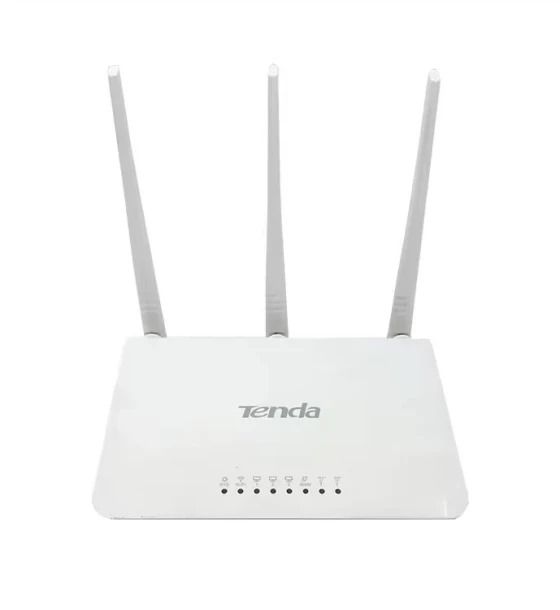Tenda F3 Wireless N300 Wi-Fi Router – 300Mbps, 3 External Antennas, Long Range Coverage, Easy Setup, Ideal for Home and Office Use