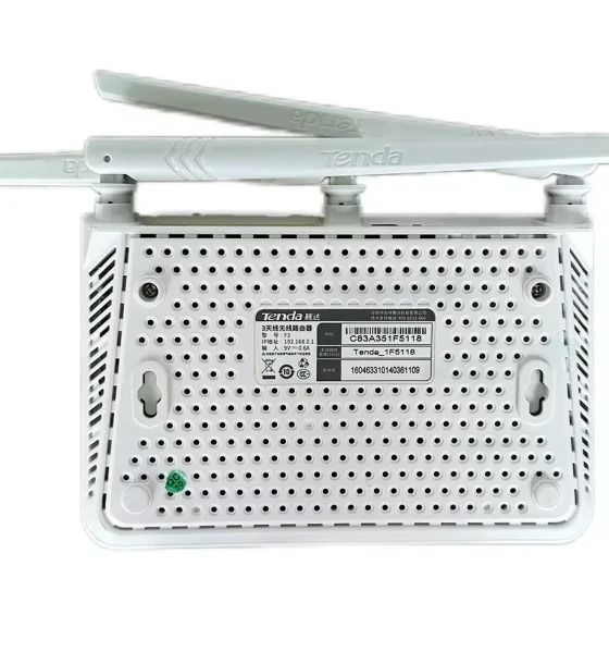 Tenda F3 Wireless N300 Wi-Fi Router – 300Mbps, 3 External Antennas, Long Range Coverage, Easy Setup, Ideal for Home and Office Use