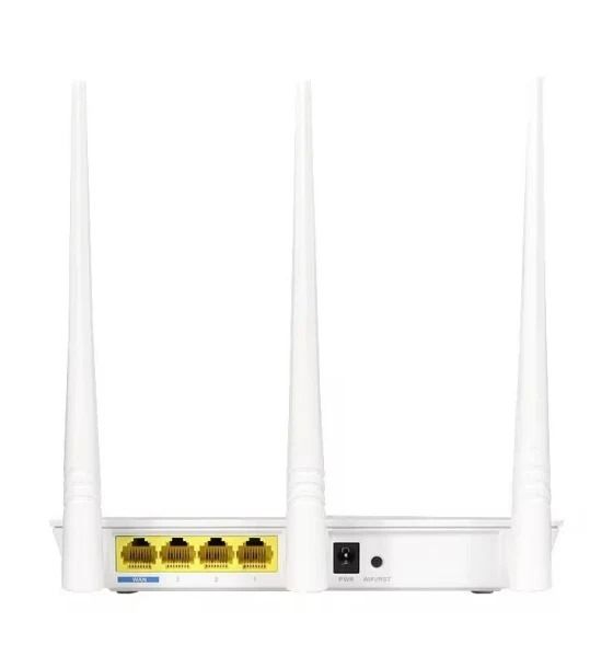 Tenda F3 Wireless N300 Wi-Fi Router – 300Mbps, 3 External Antennas, Long Range Coverage, Easy Setup, Ideal for Home and Office Use