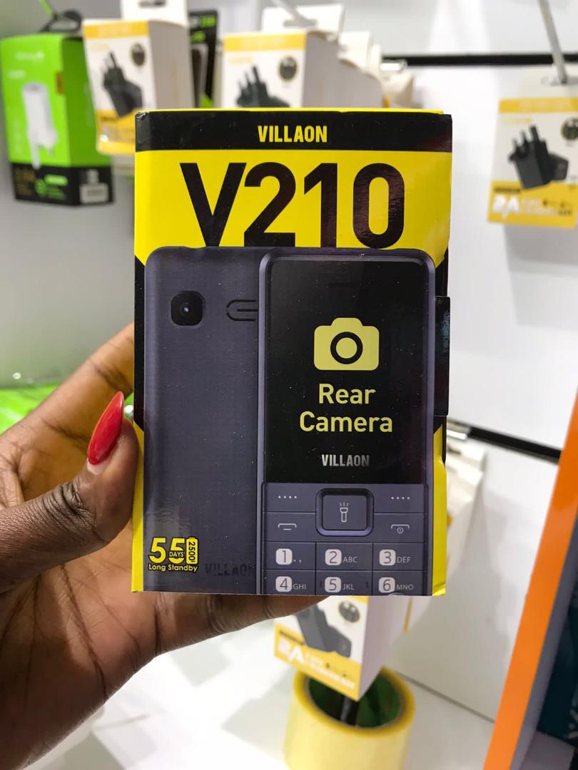 Villaon Classic Button Phone – Dual SIM, Detachable Battery, Long Standby, FM Radio, Torchlight