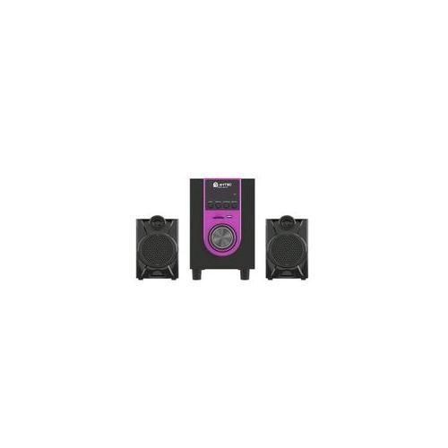 Amtec AM-015 2.1CH Subwoofer System –  Powerful Bass, Bluetooth, USB/SD, FM Radio, AC/DC, LED Lights, Remote Control