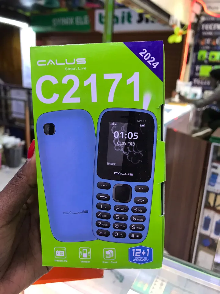 Calus C2171 Dual SIM Feature Phone – Long Battery Life, Torch, FM Radio, Classic Keypad, Durable Build