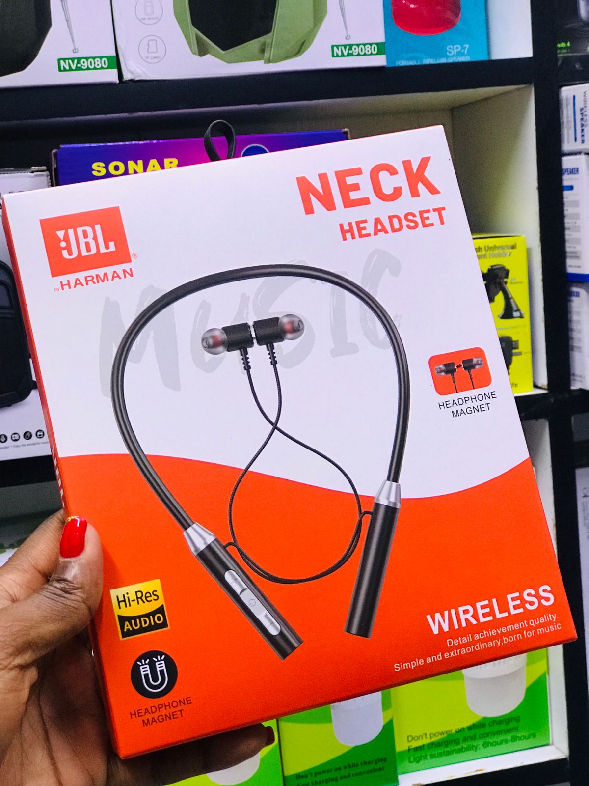 JBL Wireless Neckband Bluetooth Earphones – Lightweight, Sweatproof, Deep Bass, HD Sound, Noise Isolation, Long Battery Life