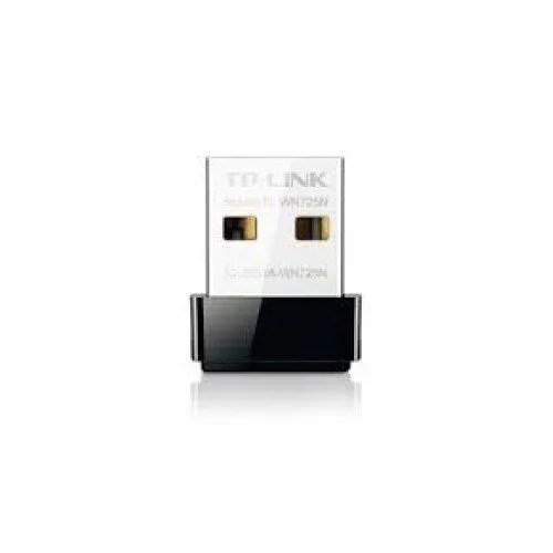 TP-LINK TL-WN725N 150Mbps Nano Wireless USB WiFi Adapter:Speedy wireless transmission at up to 150Mbps ideal for video streaming or internet calls*
Advanced Security: Supports 64/128 WEP, WPA, PA2/WPA