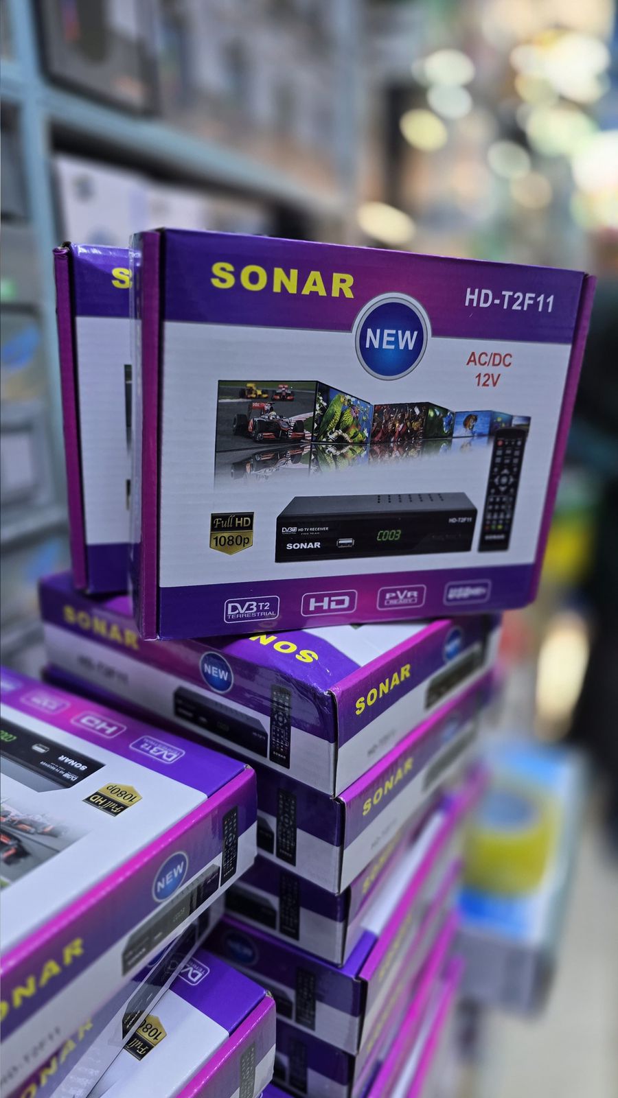 Sonar Free To Air 1080P Full HD Digital Set Box Decoder No Monthly Subscriptions