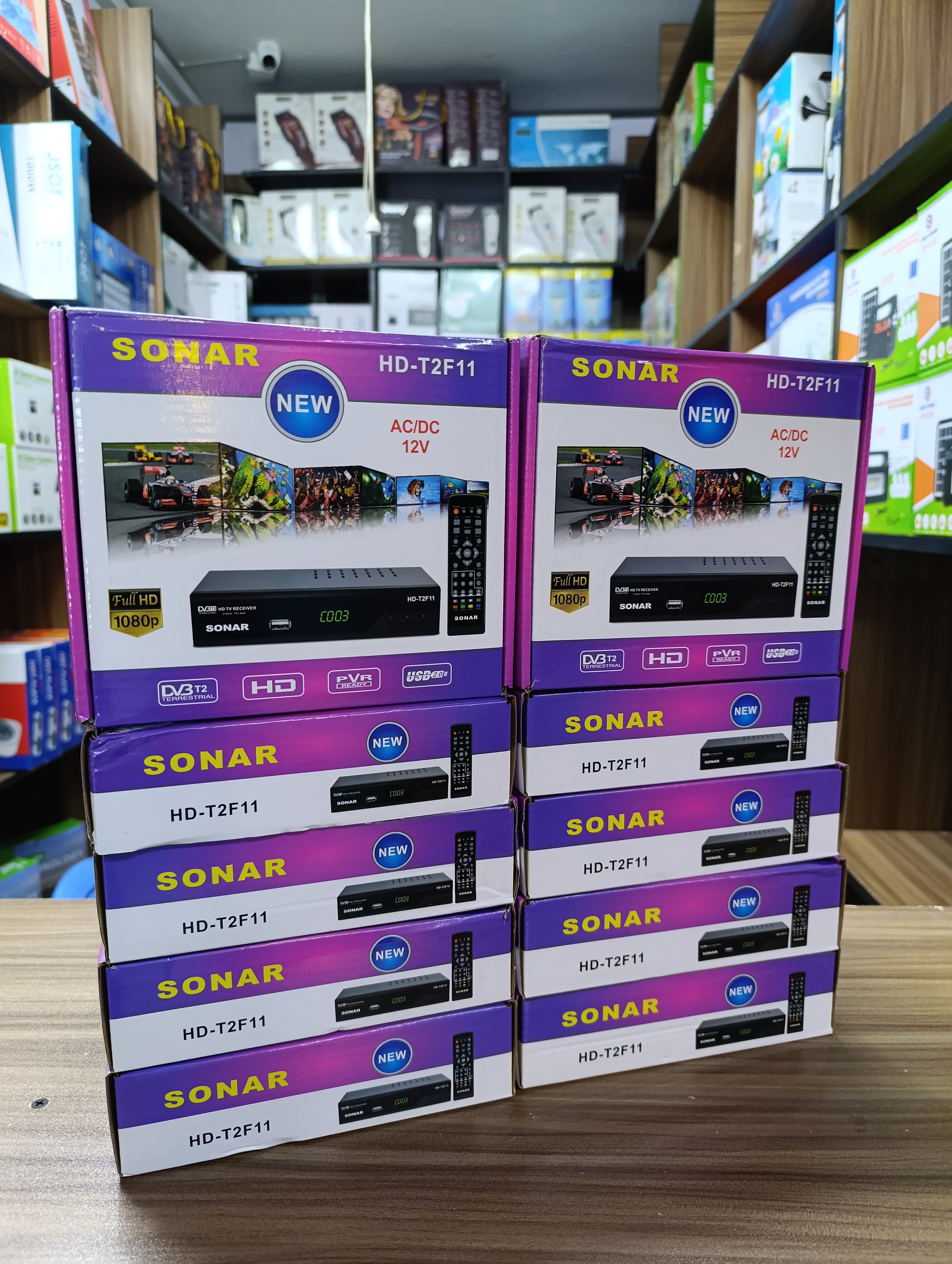 Sonar Free To Air 1080P Full HD Digital Set Box Decoder No Monthly Subscriptions