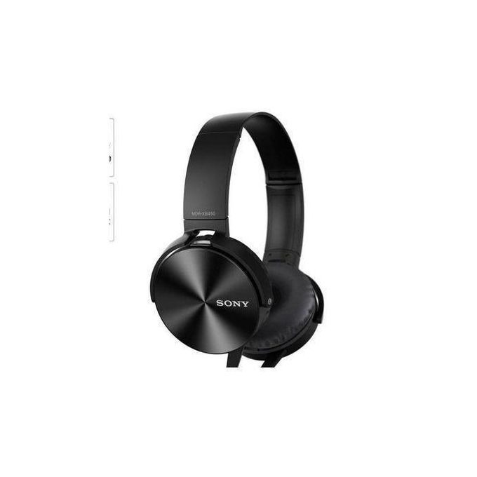 Sony Extra Bass Headphones – Wired, High Quality Sound, Comfortable Fit (Red, Blue, Black)