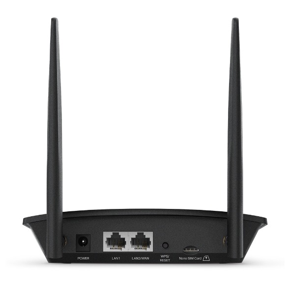 TP-Link TL-MR100 4G LTE Wireless Router | 300Mbps Wi-Fi Speed | SIM Slot | Up to 32 Devices | Dual Antennas | Plug & Play Internet for Home, Office & Remote Work