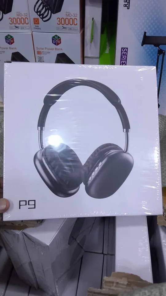 P9 Pro Max Wireless Bluetooth Headphones – Deep Bass, Noise Reduction, Long Battery Life