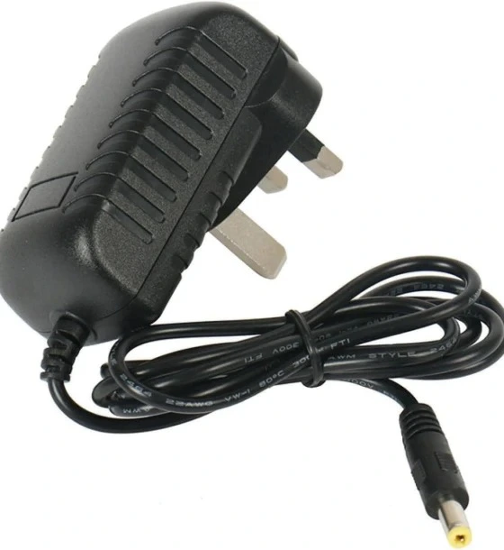12V Router Adapter – Stable DC Power Supply with 5.5mm Plug, Overvoltage & Short-Circuit Protection. Ideal Replacement for Modems, Routers & CCTV. Compact, Reliable & Global Voltage Support.