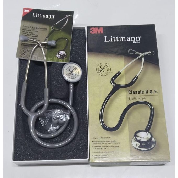 Littmann Lightweight II S.E. Dual-Sided Tunable Diaphragm Stethoscope – Teardrop Chestpiece, Soft-Seal Eartips, Non-Chill Rim, Ideal for Students, Nurses, Clinical Use – Durable & Comfortable