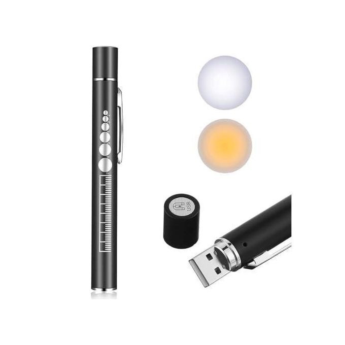 Rechargeable Portable PenTorch | Bright LED Medical Flashlight | Compact & Lightweight | Durable Design | Long-Lasting Battery | Essential Tool for Doctors, Nurses & Students