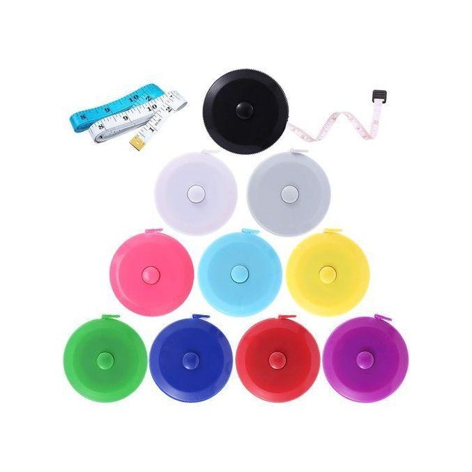 Soft Retractable Measuring Tape | Double-Sided 60-Inch/150cm | Inches & CM | Durable Fiberglass | Portable & Lightweight | Tailoring, Sewing, Body & Craft Measurements