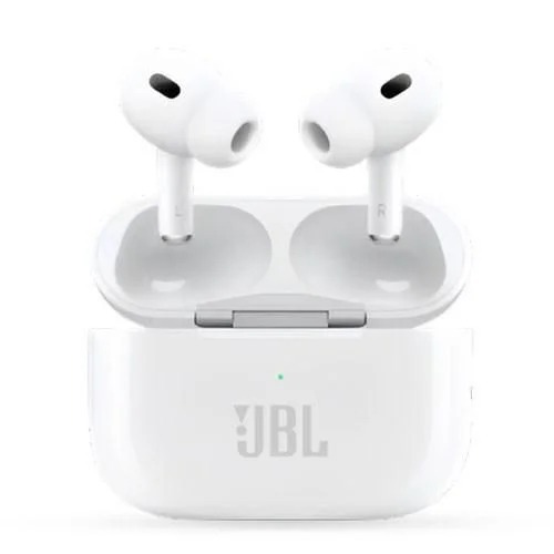 JBL Airpods Airbuds 5 | Super Bass Wireless Bluetooth Headsets | Noise Reduction | Touch Controls | Long Battery Life | Compatible with Android, iOS, Windows – White