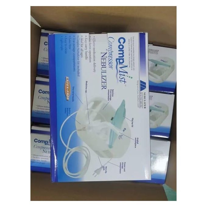 Compist Nebulizer Machine Compressor | Kids & Adults | Asthma, Allergy, Sinus & COPD Relief | Converts Medicine to Mist | Portable, Durable & Easy to Use | Home & Clinical Care