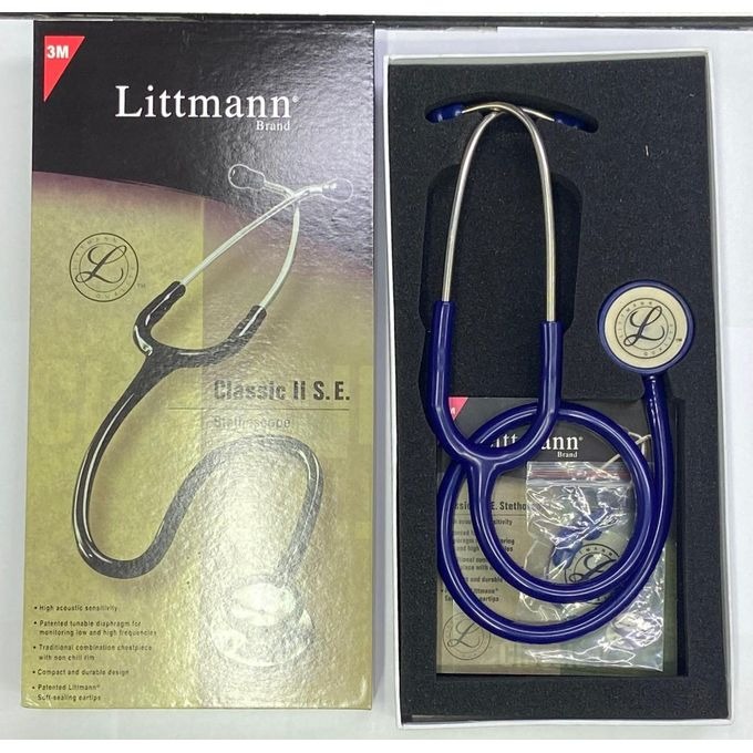 3M Littmann Classic II S.E Stethoscope | High Acoustic Sensitivity | Dual-Sided Chestpiece | Tunable Diaphragm | Durable Stainless Steel | Doctors, Nurses & Medical Students