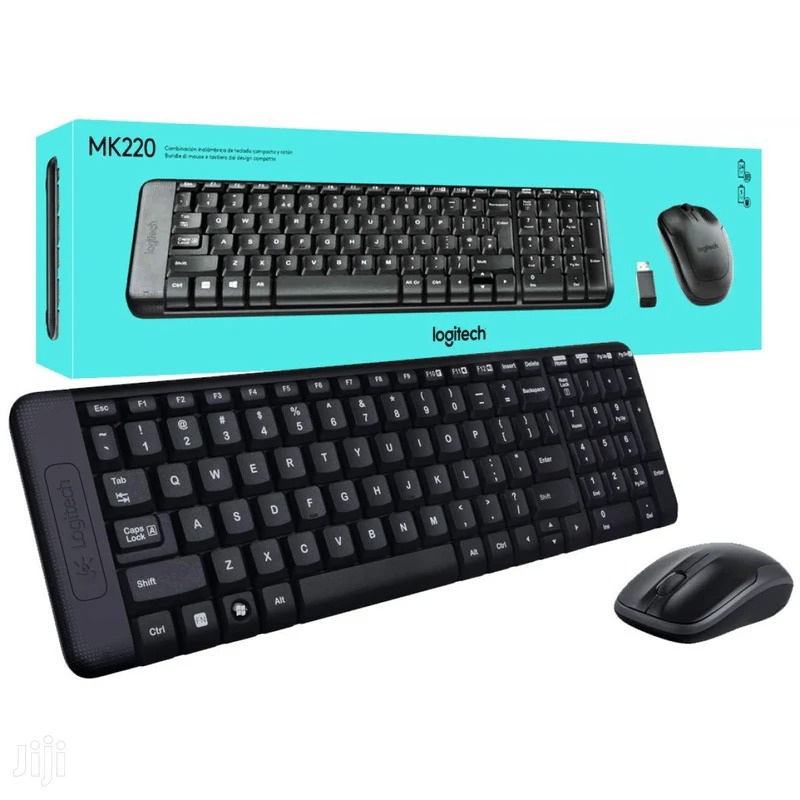 Logitech MK290 Wireless Keyboard & Mouse Combo | Full-Size Layout | Spill-Resistant | Silent Typing | 2.4GHz Stable Connection | Ergonomic Mouse | Long Battery Life