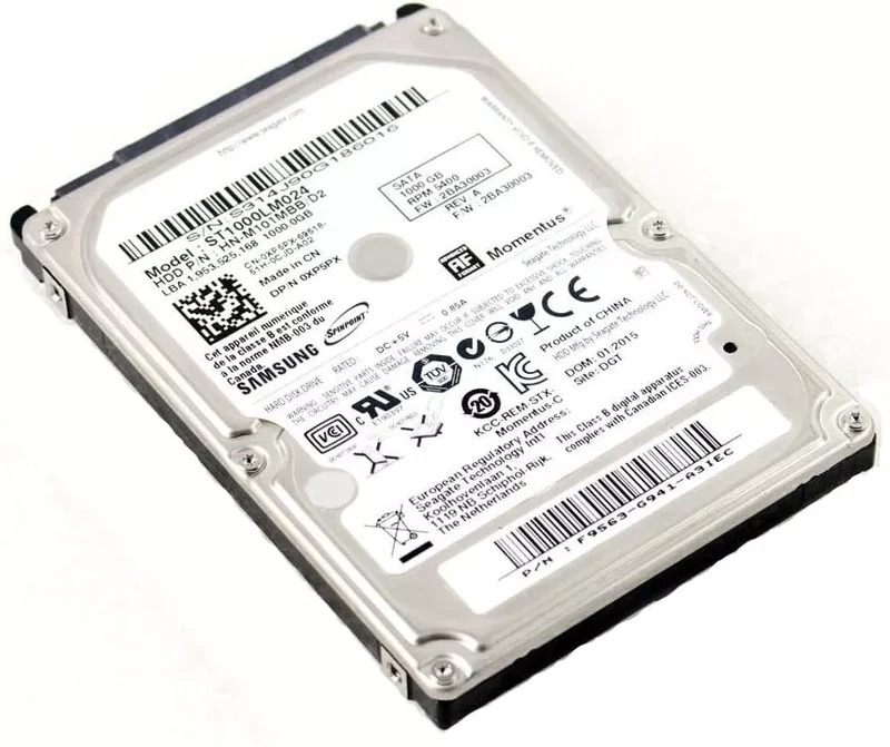 Samsung 1TB Internal Laptop Hard Disk Drive | 2.5-Inch Form Factor | SATA Interface | Reliable Storage | High-Speed Performance | Compact Design for Laptops