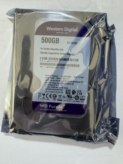 Western Digital WD Purple Surveillance Hard Drive | 24/7 Reliable Operation | Optimized for CCTV DVR/NVR | Multiple HD Camera Streams | 500GB–4TB Capacity Options
