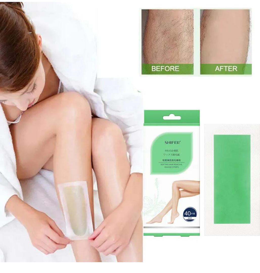 Double sided 40 pieces wax strips