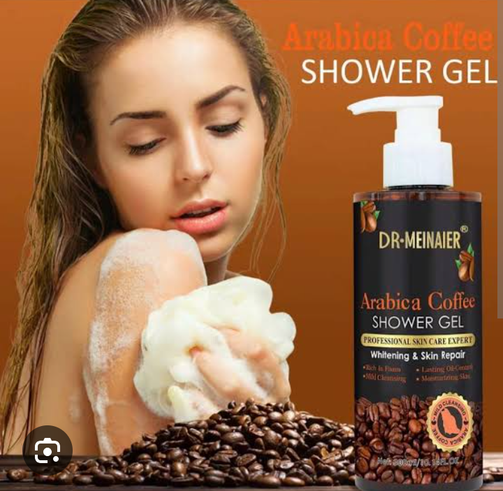 Dr.Meinaier Arabica Coffee Whitening Scrub Shower Gel Remove dirt Excess Oil & Impurities from the Skin help in skin Brightening remove dead Skin stops wrinkles and clear black spots. giving best look