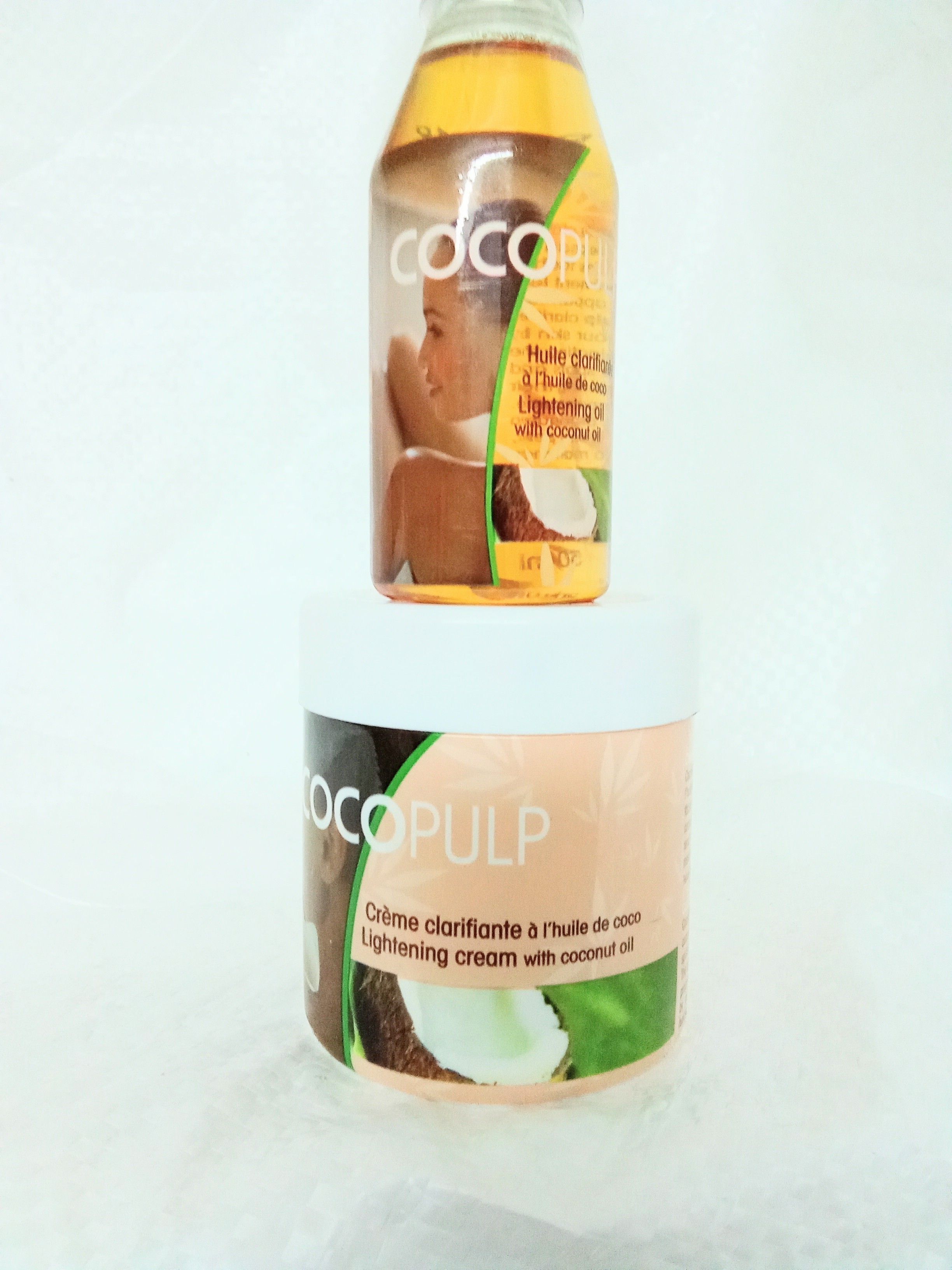 OFFER!! Coco pulp Skin Ligthening Cream & Oil  Enriched with natural  Coconut oil best for  moisturising and nourishing skin,corrects pigments spots,brightening,restores skin elasticity 4 all skin