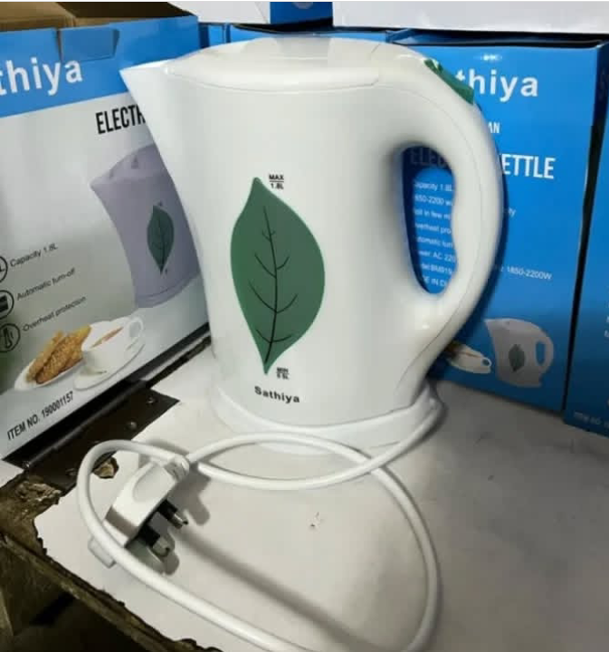 Sathiya 1850W 1.8L Energy Efficient Electric Water Kettle Heater Jug Save on Time More Economical Consumes Less Energy while Boiling Water,overheat protection,automatic turn off the easy to use &clean