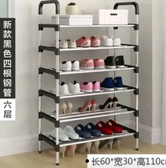 7 Tier Metallic Shoe Rack PP+Steel High Quality Shoe Organizer Strong,Durable,Space Saving,Maintain Shoes Quality,Prevent Loss& Dirt,Easy retrival,Maintain Order in the House