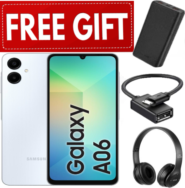 LIMITED TIME DEALS!!Samsung Galaxy A06 64GB/128GB+4GB 50MP Camera 6.7" 90Hz MTK Helio G85 (12nm) 5000mAh 25W Type-C Charge Android 14 Side Fingerprint Unlock phone Smart Phone+FREEBIES