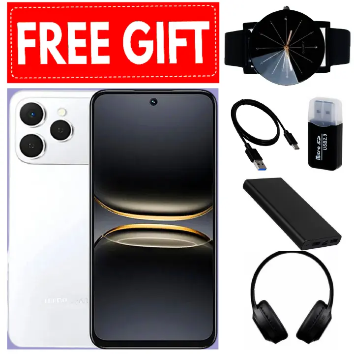 NEW ARRIVAL DEALS!! Tecno Spark 40 128GB + 8GB(4+4GB EXTENDED) 6.67''  Camera 50MP Main Camera 45W Super Charging 5200mAh Fingerprint smartphone.+ FREE WEBWATCH+CARDREADER+HEADPHONES+CABLE+POWERBANK