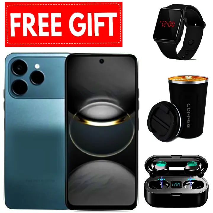NEW ARRIVAL DEALS!! Tecno Spark 40 128GB + 8GB(4+4GB EXTENDED) 6.67''  Camera 50MP Main Camera 45W Super Charging 5200mAh Side Fingerprint smartphone.+ FREE LED WATCH+EARBUDS+THERMO-CUP