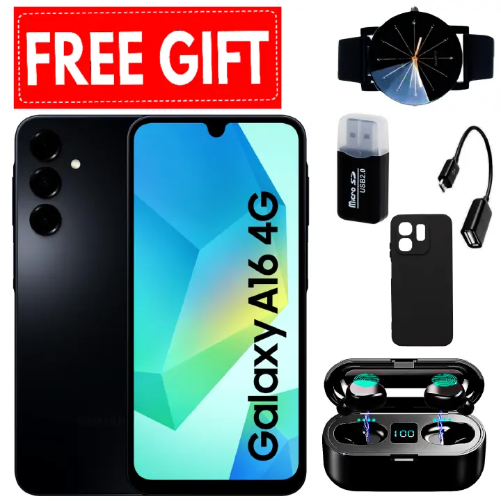 FLASH SALE DEALS!!! BRAND NEW  Samsung Galaxy A16 128GB+4GB 6.7" Super AMOLED D 50MP Triple Camera Android 14 Mediatek Helio G99 5000mAh 25W Type-C Charge Smart Phones phone+FREE GIFTS