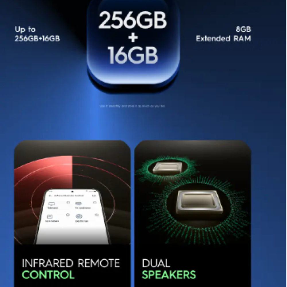 NEW ARRIVAL DEALS!! Tecno Spark 40 128GB/256GB + UpTo 8GB/16GB EXTENDED  6.67''  Camera 50MP Main Camera 45W Super Charging 5200mAh smartphone.+ FREE WEBWATCH+CARDREADER+POWERBANK+BT SPEAKER+CABLE