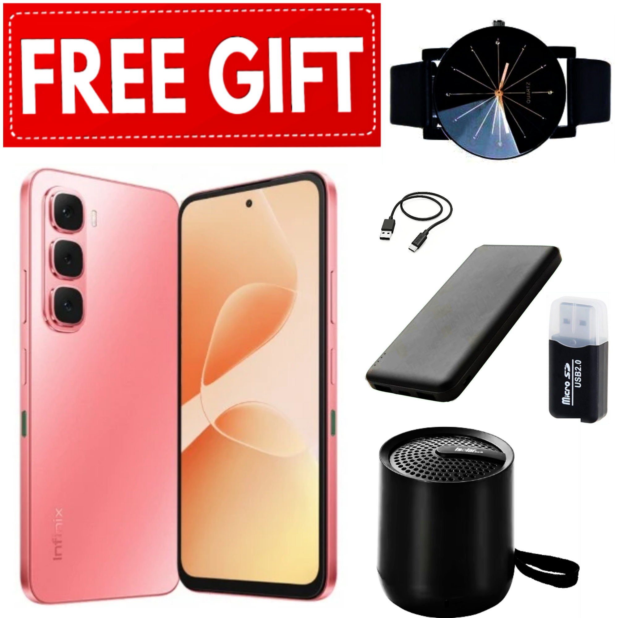 SPECIAL OFFER!!! Infinix Hot 60i 128GB/256GB+12(6+6)GB+16(8+8)GB 6.7" 120Hz Screen 4G Phone Dual SIM 5160mAh Battery 45W Charging 50MP Camera Fingerprint Lock Android 15  smart Phones+FREEGIFTS