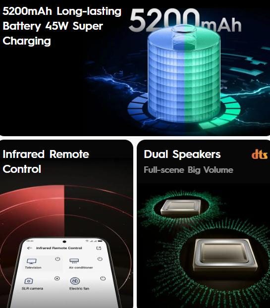 LIMITED FESTIVE OFFER!! Tecno Spark 40 128GB/256GB + UpTo 8GB/16GB EXTENDED  6.67''  Camera 50MP Main Camera 45W Super Charging 5200mAh smartphone.+ ALL THE FREEBIES DISPLAYED