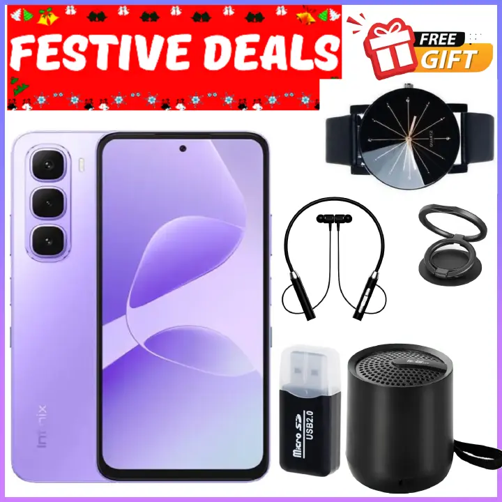 BLACK NOVEMBER!!! Infinix Hot 60i 128GB/256GB+12(6+6)GB+16(8+8)GB 6.7" 120Hz Screen 4G Phone Dual SIM 5160mAh Battery 45W Charging 50MP Camera Fingerprint Lock Android 15  smart Phones+FREEGIFTS