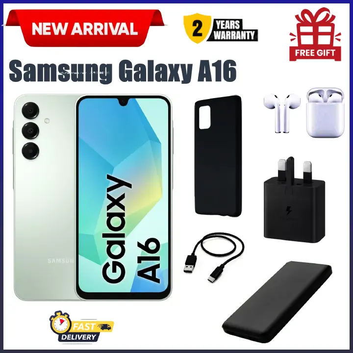 BLACK NOVEMBER DEALS!!! BRAND NEW  Samsung Galaxy A16 128GB+4GB 6.7" Super AMOLED D 50MP Triple Camera Android 14 Mediatek Helio G99 5000mAh 25W Type-C Charge Smart Phones phone+FREE GIFTS