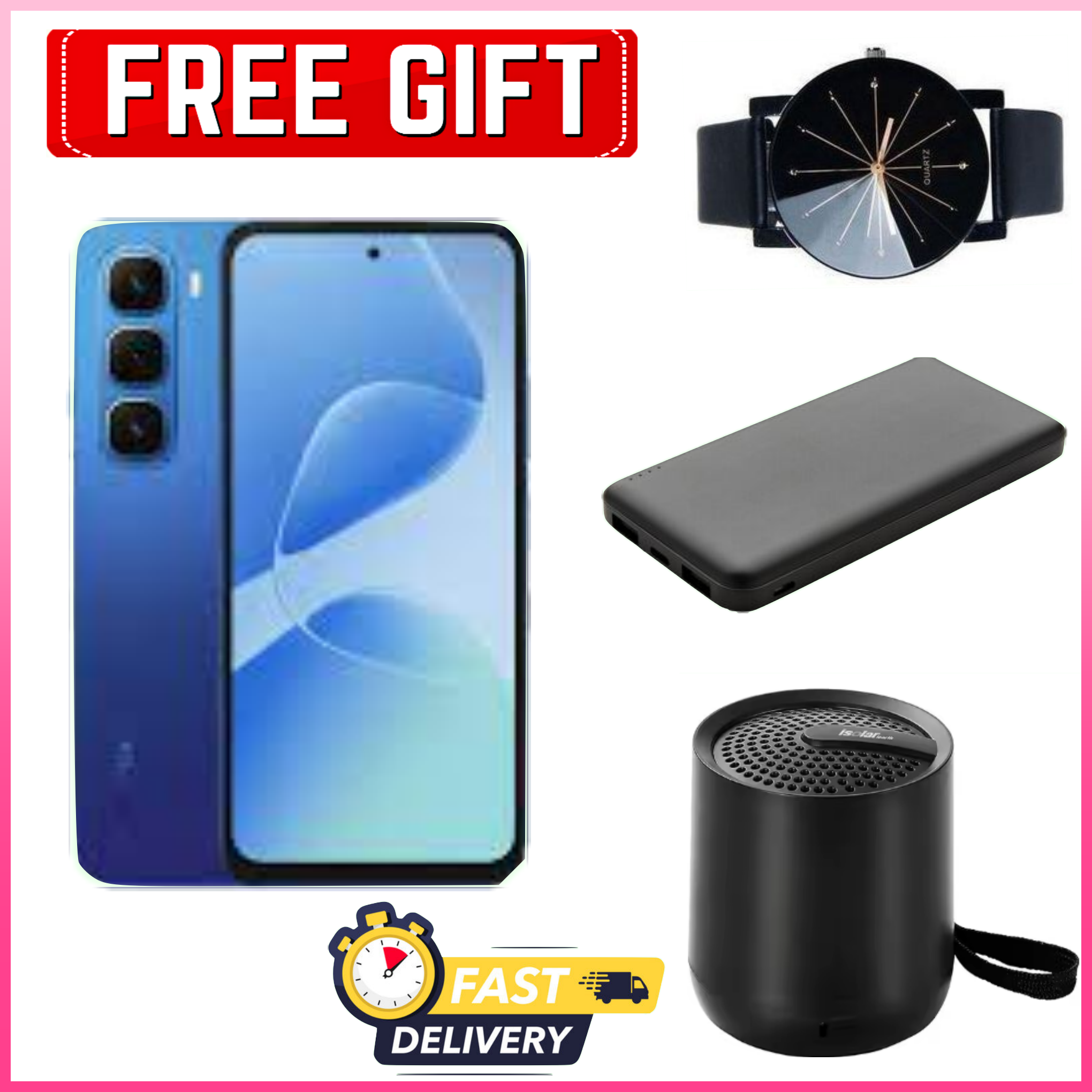 BLACK NOVEMBER!!! Infinix Hot 60i 128GB/256GB+12(6+6)GB+16(8+8)GB 6.7" 120Hz Screen 4G Phone Dual SIM 5160mAh Battery 45W Charging 50MP Camera Fingerprint Lock Android 15  smart Phones+FREEGIFTS