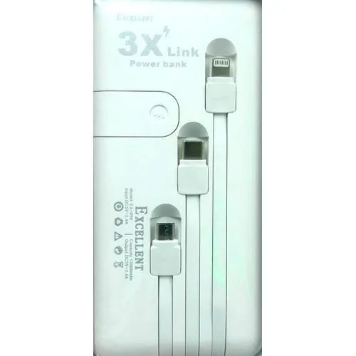 LIMITED TIME DEAL!! Excellent Power Bank 20000mAh 12000mAh & 10000mAh Cable Charger PowerBank Charging Cables ALL Phones Supports FAST Charging High Power Capacity;20,000mAh Best for travellers phone